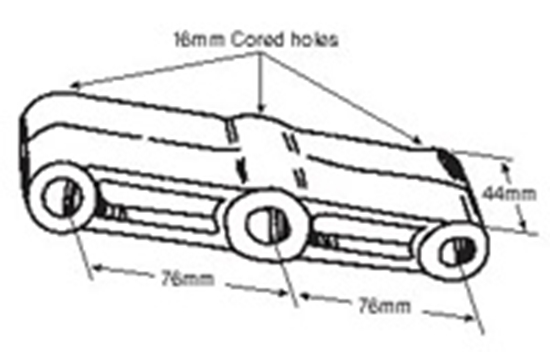 Picture of ROCKER ARM CAST SMALL STRAIGHT