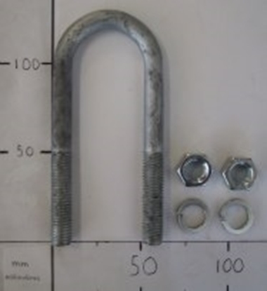 Picture of 115x39x12MM RD U/BOLT :GALV
