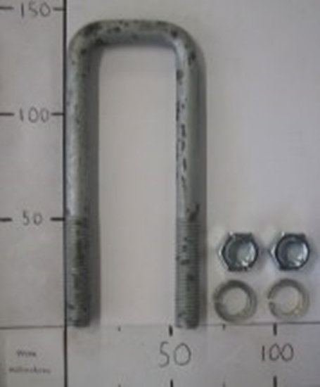 Picture of 130x40x12MM U-BOLT SQ GALVANISED